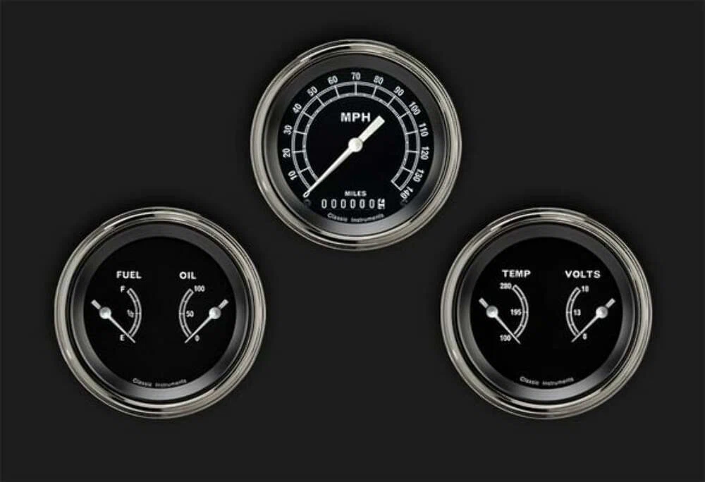 Traditional Series Three Gauge Set TR04SLF